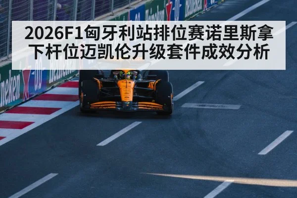 McLaren F1 car upgrade