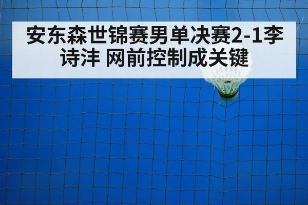 安东森世锦赛男单决赛2-1李诗沣 网前控制成关键